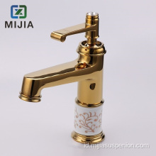 Bergaya Eropa dengan Faucet Basin Faucet Panas dan Dingin